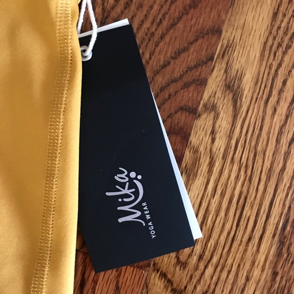 🆕Mika Back Mesh High-Waisted Legging Yellow - Picture 6 of 6